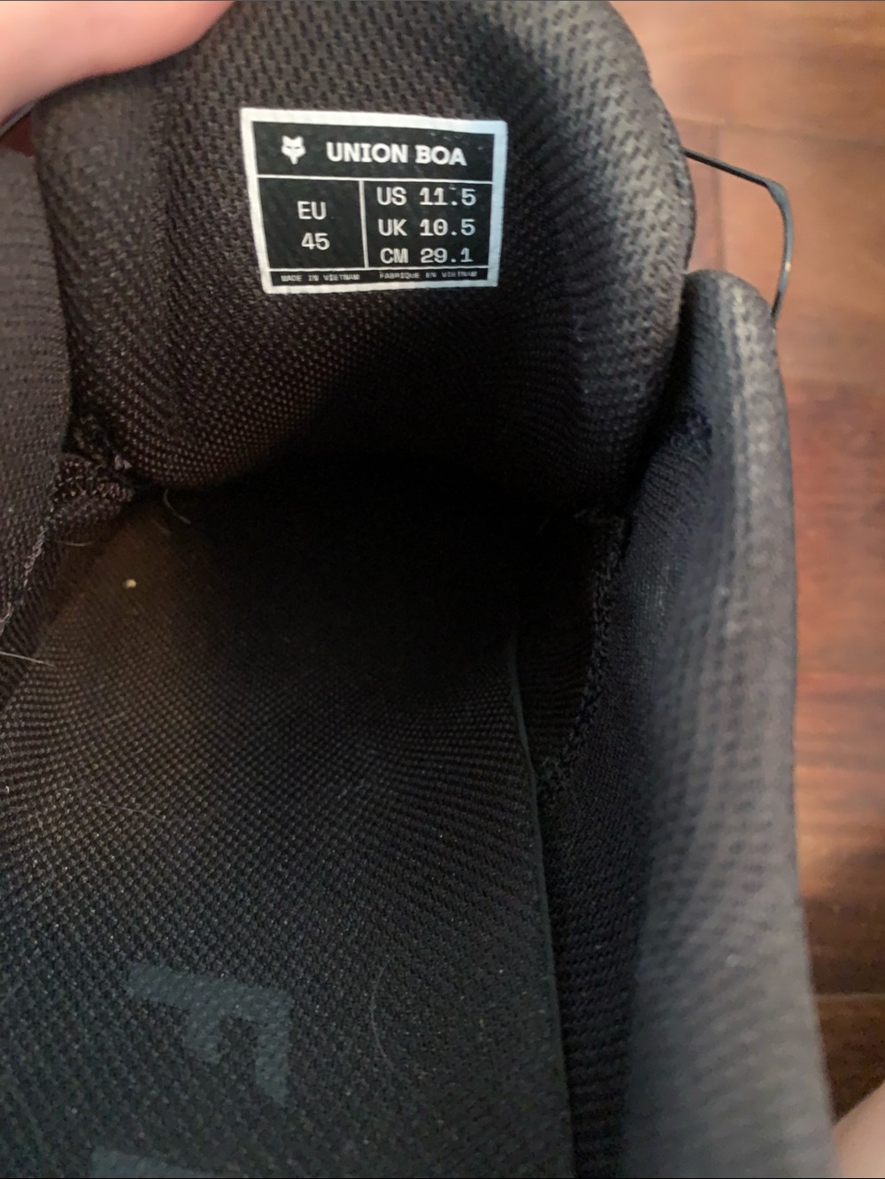 Fox Men’s Black Boa Cycling Shoes - Picture 9 of 9